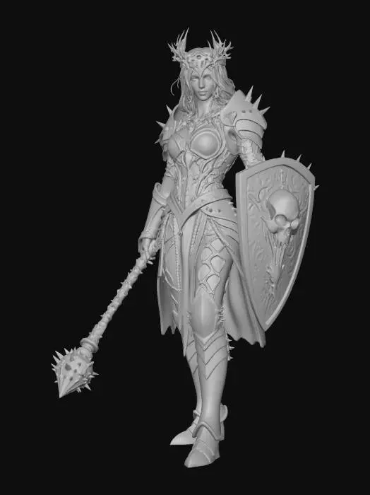 3D model for Ember Queen of the Forsaken Forest