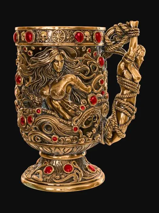 3D model for Gilded Siren Goblet