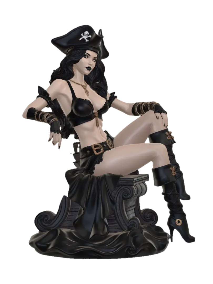 Midnight Corsair - Stormy 3D model, vytvořený pomocí AI