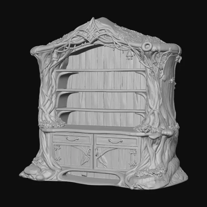3D model for Enchanted Woodland Shelf
