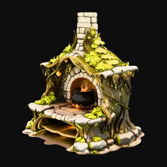 3D model for Enchanted Hearth.