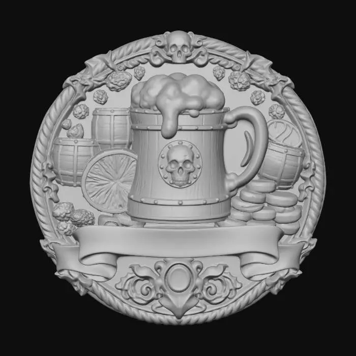 3D model for Skull Tavern Coin