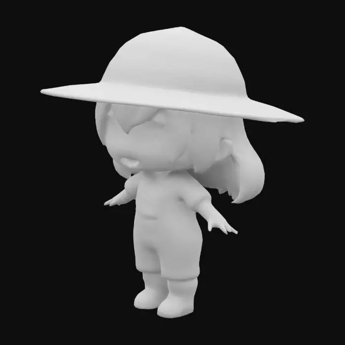3D model for Farm Girl Cutie