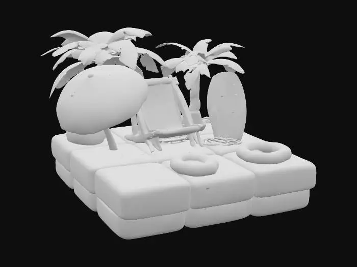 3D model for Tropical Escape