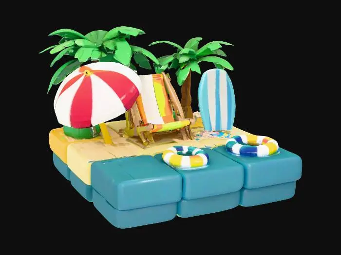3D model for Tropical Escape
