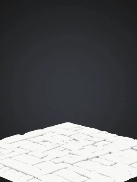 3D model for Stone Tile Pattern