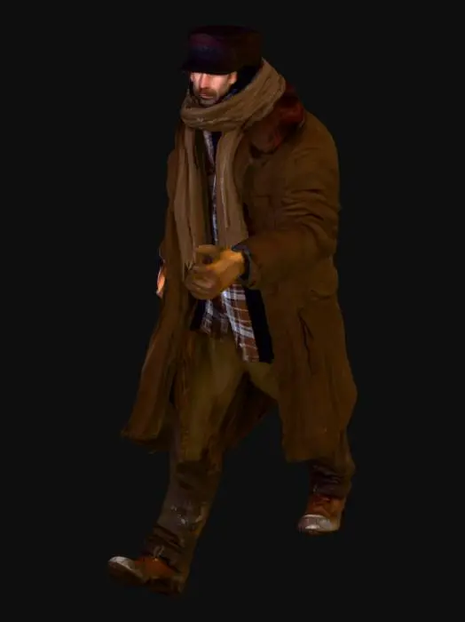 3D model for Snowy Laborer