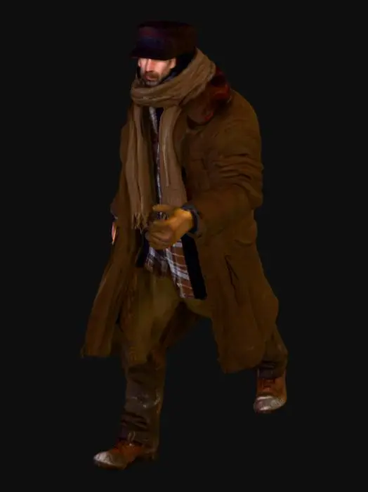 3D model for Snowy Laborer