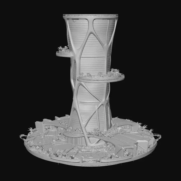 3D model for Helix Nexus Tower