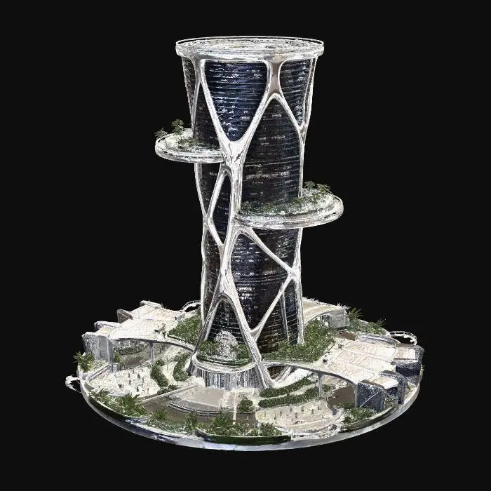 3D model for Helix Nexus Tower