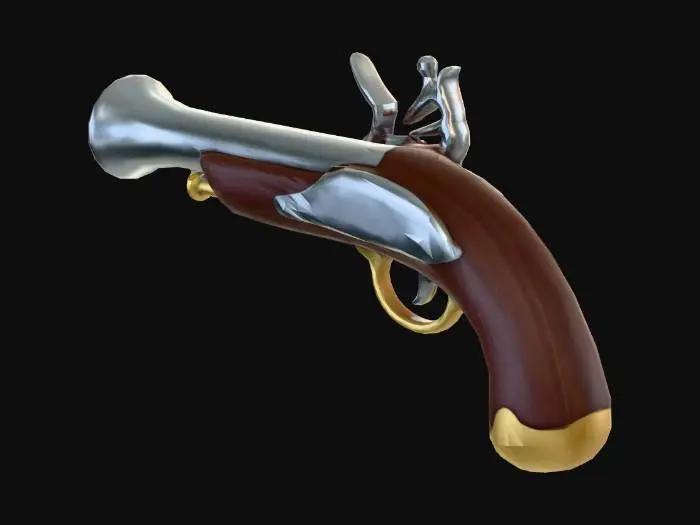3D model for pistol