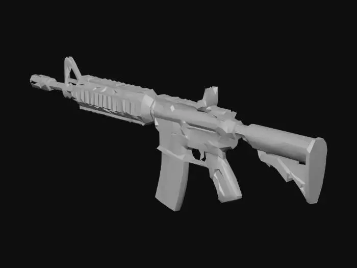3D model for rifle