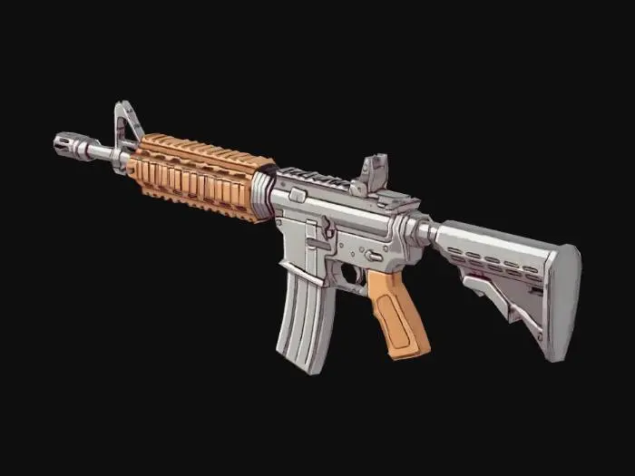 3D model for rifle