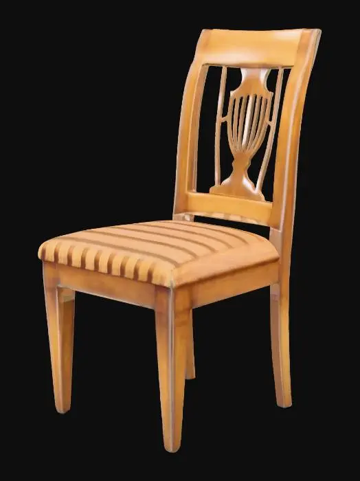 3D model for Urn-back wooden chair