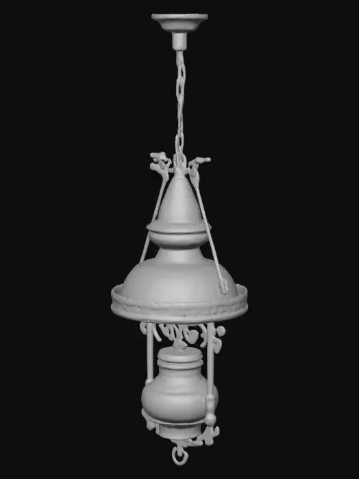 3D model for Antique Porcelain Pendant Lamp