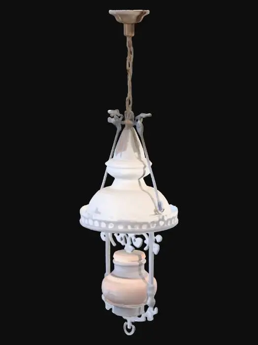 3D model for Antique Porcelain Pendant Lamp