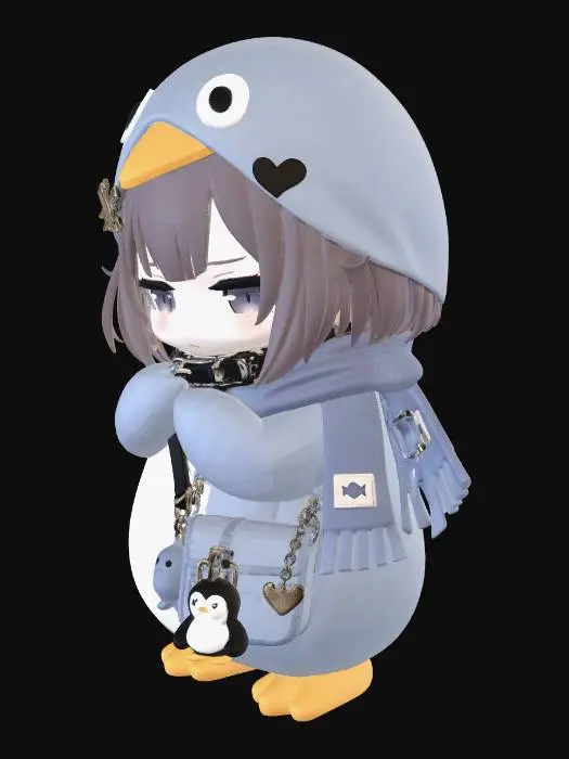 3D model for Penguin Hoodie Daydream