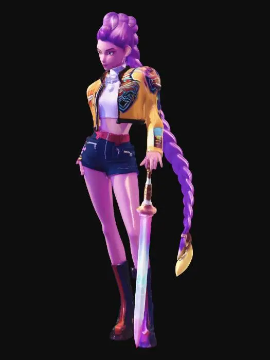 3D model for Violet Vanguard