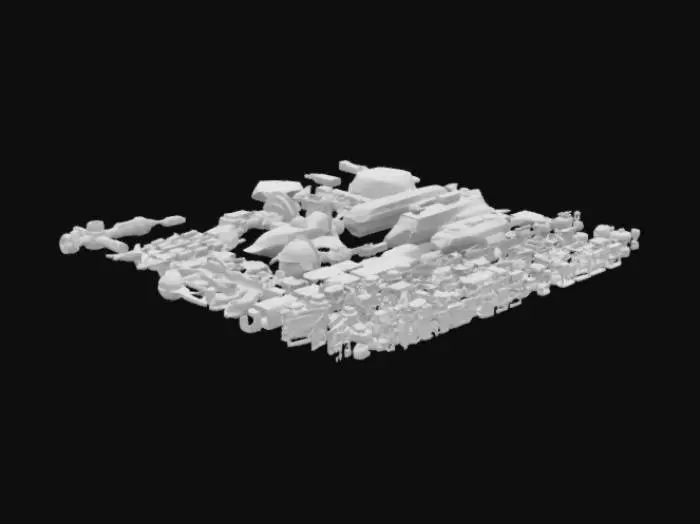 3D model for Spacecraft Assembly Components