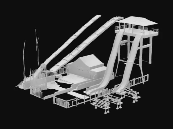 3D model for Waterslide Adventure