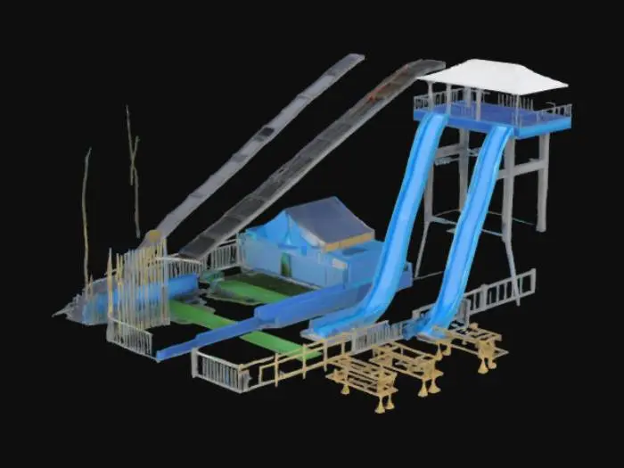 3D model for Waterslide Adventure