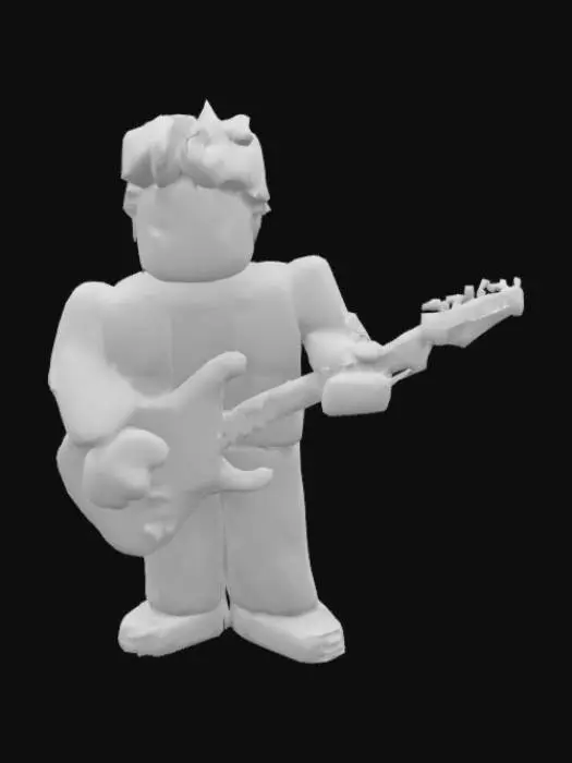 3D model for Guitar Hero Blockhead