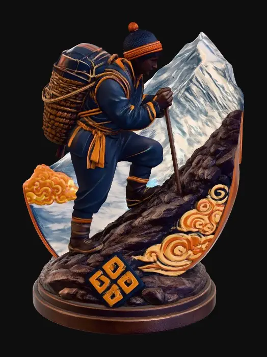 3D model for Ascent to the Summit