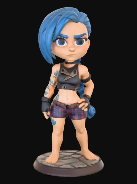 3D model for jinx