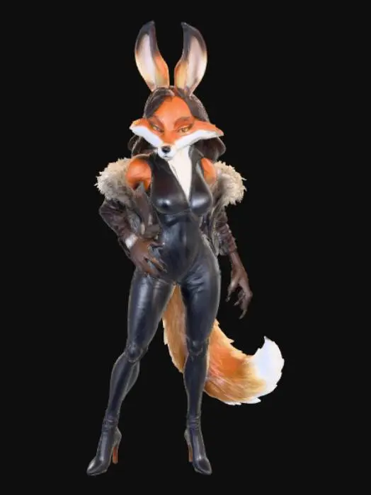 3D model for #villain#, coyote