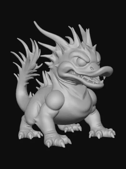 3D model for Star-Spike Salamander, #villain#