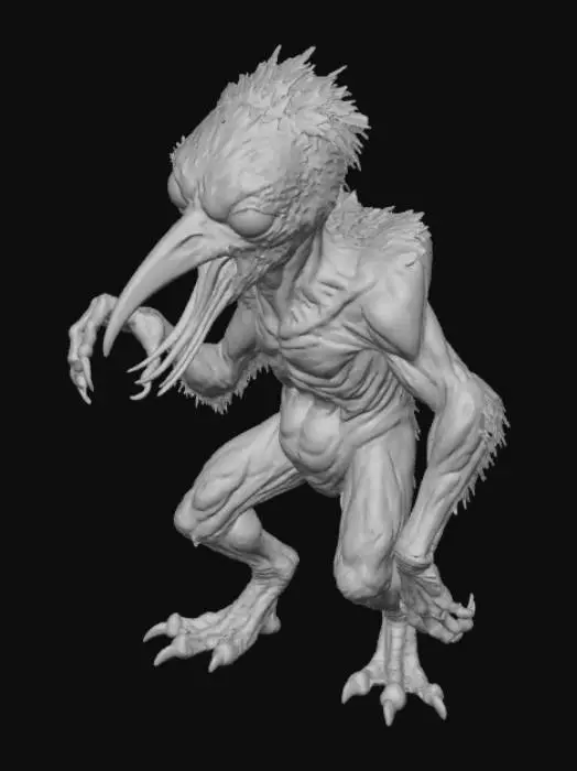 3D model for Avian Nightcrawler, #villain#