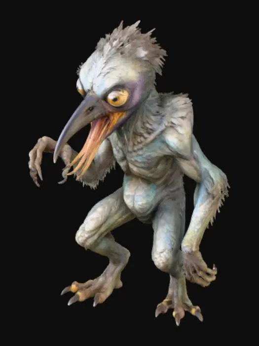 3D model for Avian Nightcrawler, #villain#