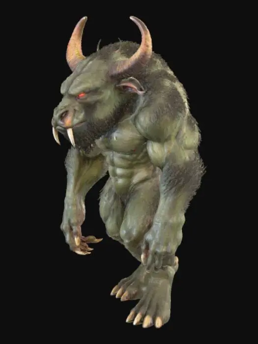 3D model for Minotaur Fury, #villain#