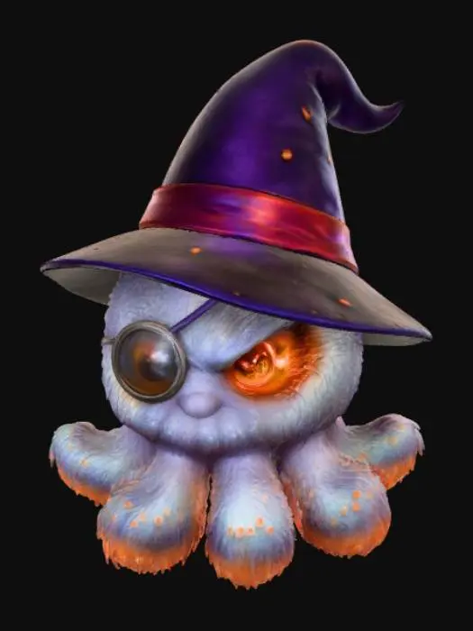 3D model for Mystic Octopirate