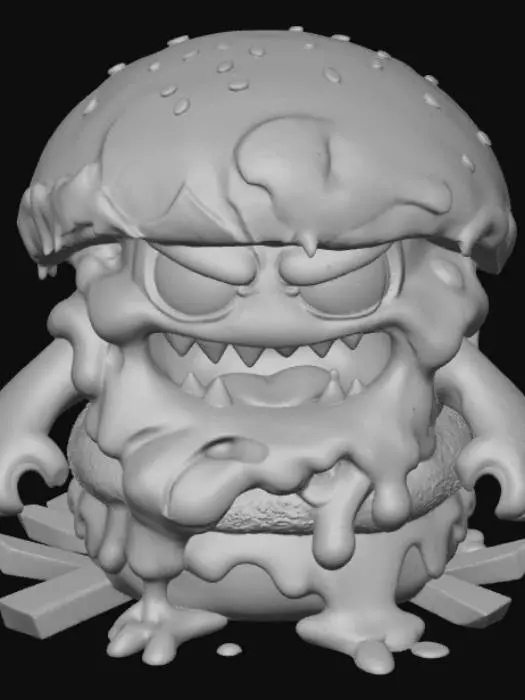 3D model for Burger Beast, #Halloween2025#