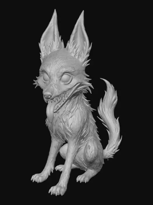 3D model for Infernal Hound, #Halloween2025#
