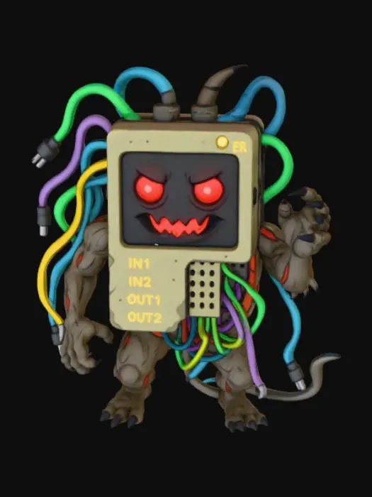 3D model for Cyborg Conductor, #Halloween2025#