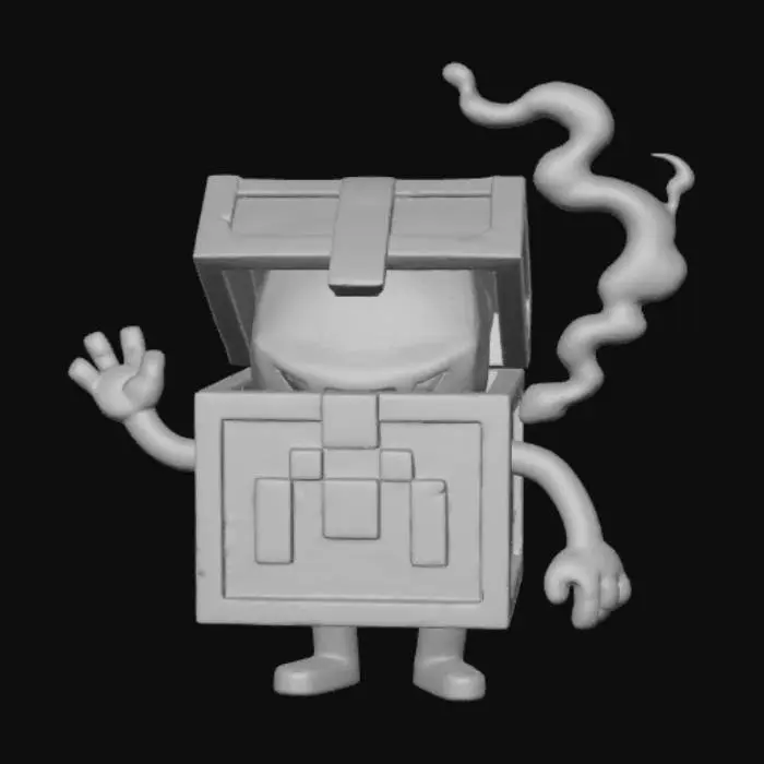 3D model for Treasure Guardian, #Halloween2025#