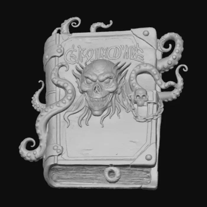 3D model for Grim Grimoire, #Halloween2025#