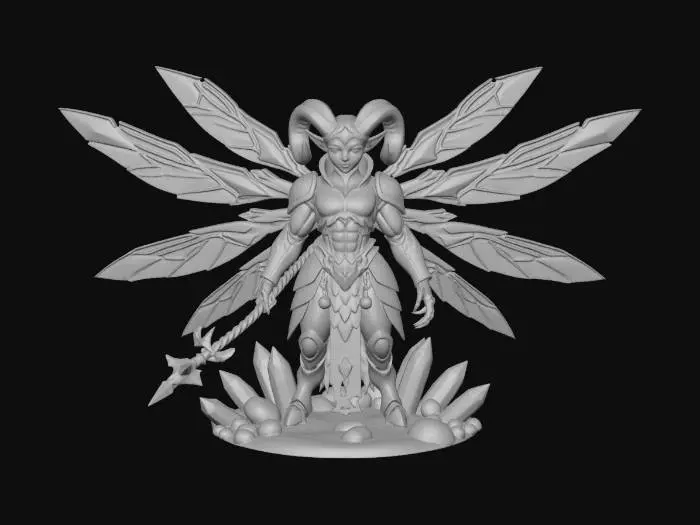 3D model for Crystal Valkyrie
