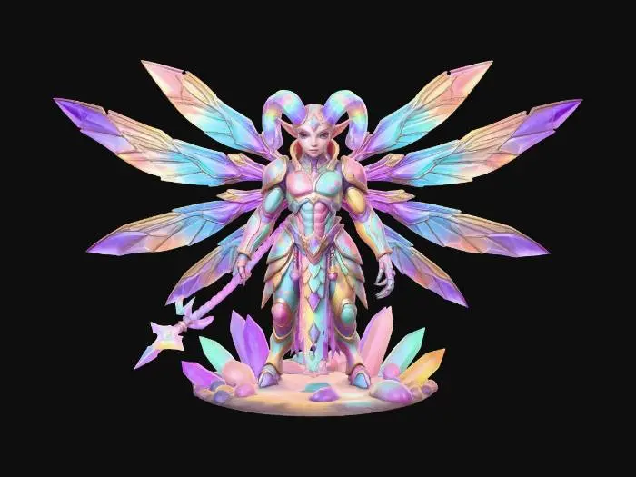 3D model for Crystal Valkyrie