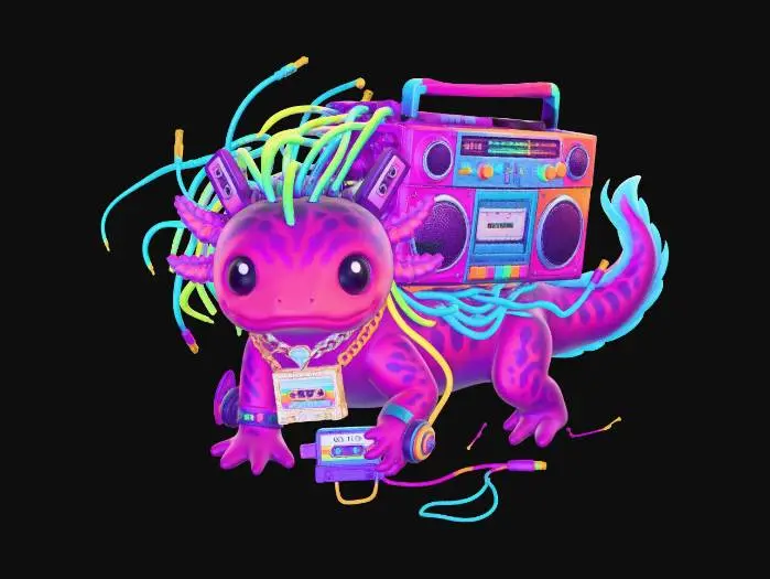 3D model for Neon Urban Dragon