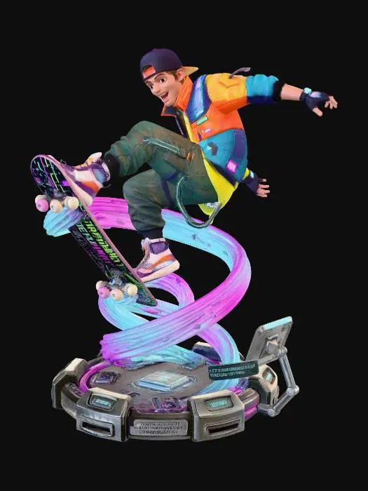 3D model for Skate Gravity