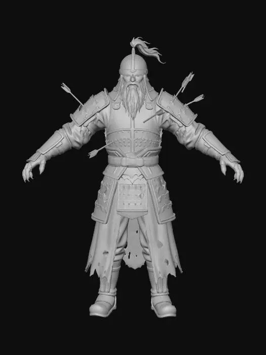 3D model for Joseon General Ghost