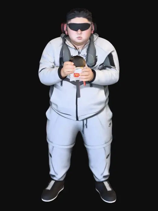 3D model for Burger Bomber