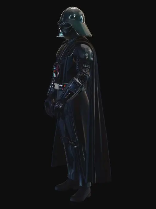 3D model for create a cyberpunk themed Darth Vader.