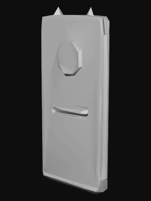 3D model for Hazard Stripe Containment Locker