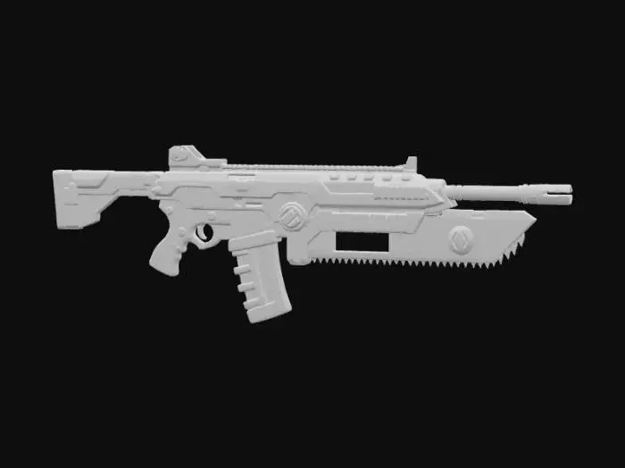 3D model for Chainsaw Rifle