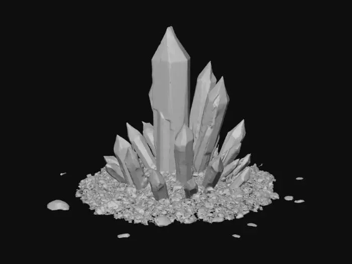 3D model for Giant Ice Dust Cluster