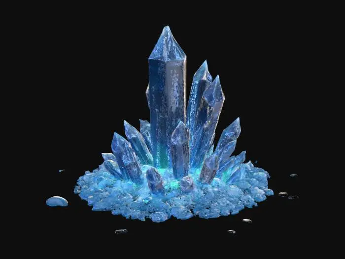 3D model for Giant Ice Dust Cluster